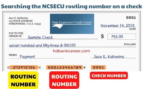 State Employees Credit Union (SECU) is a credit union designed to meet the financial needs of North Carolina employees and their families. . 253177049 routing